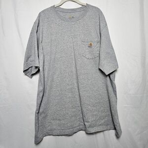 Carhartt Short Sleeve With Pocket Work Shirt Size 2XL